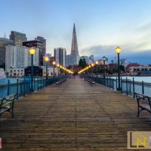 Tranh 3d thành phố San Francisco Hoa Kỳ