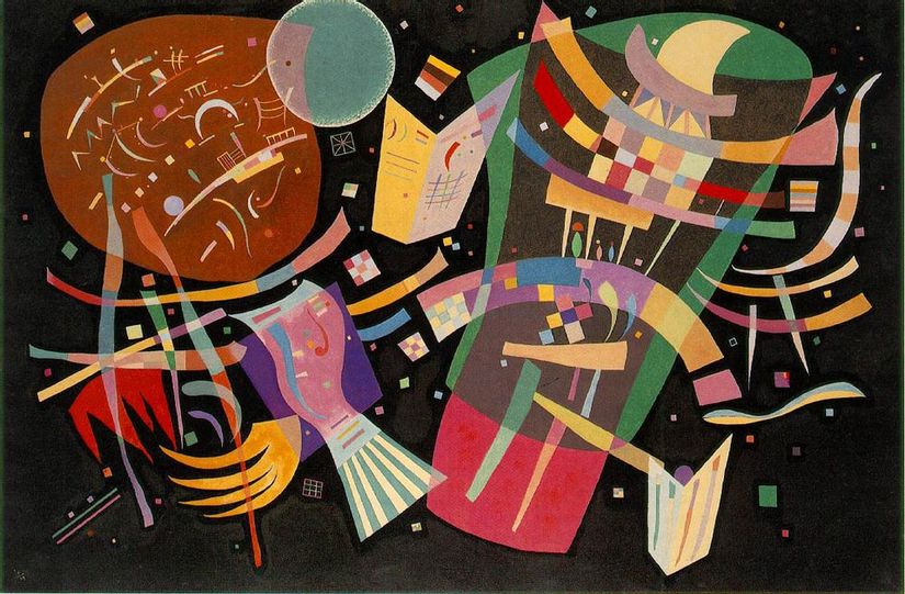 Tranh trừu tượng nổi tiếng Wassily Kandinsky, Composition X , 1939