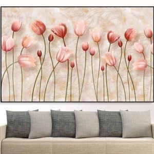 Tranh treo tường hoa tulip - nlh014