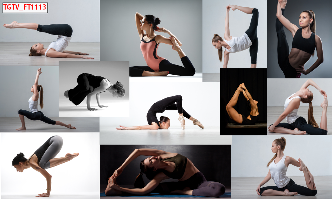 Tổng hợp mẫu tranh dán tường yoga đẹp rẻ