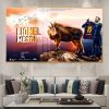 Tranh Treo Tường Cầu Thủ Bóng Đá Lionel Messi Goat - BD196