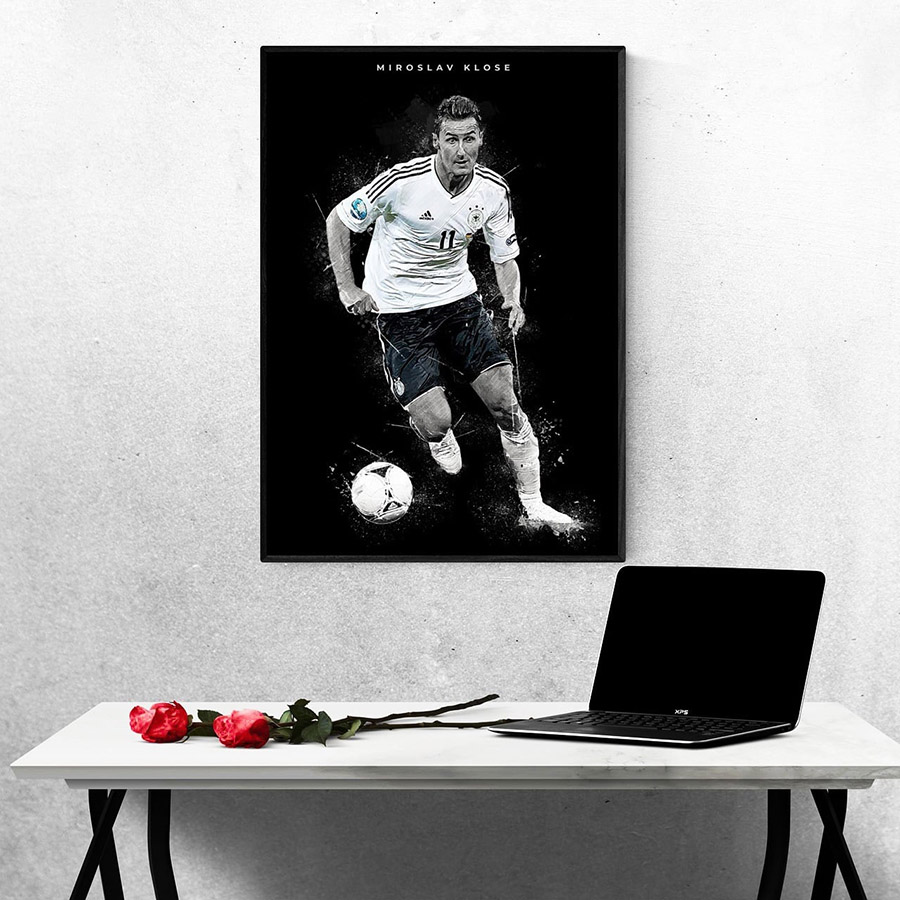 Tranh Treo Tường Cầu Thủ Bóng Đá Miroslav Klose - MK01